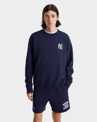 Yankees Ivy Gym Short - Navy & White