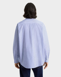 Chemise oversize Heritage Yankees Serif - Rayures bleues/Bleu marine