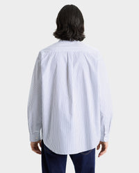 Chemise oversize à rayures - Navy Striped