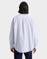 Chemise oversize à rayures - Navy Striped