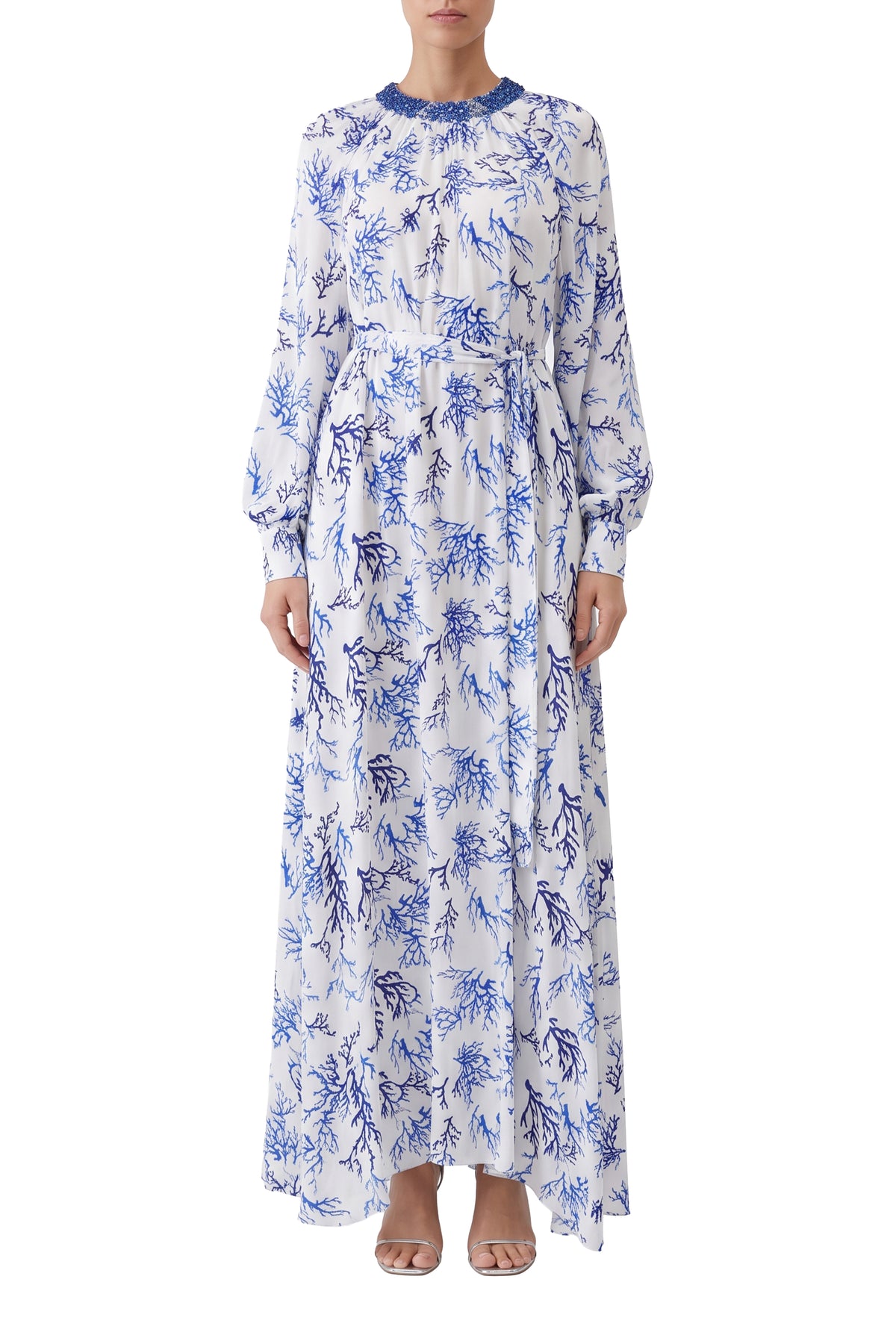 Robe Maelis imprimée - Coral Blue