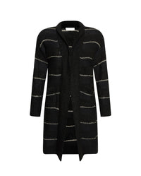 Cardigan Eddy en laine mélangé - Black