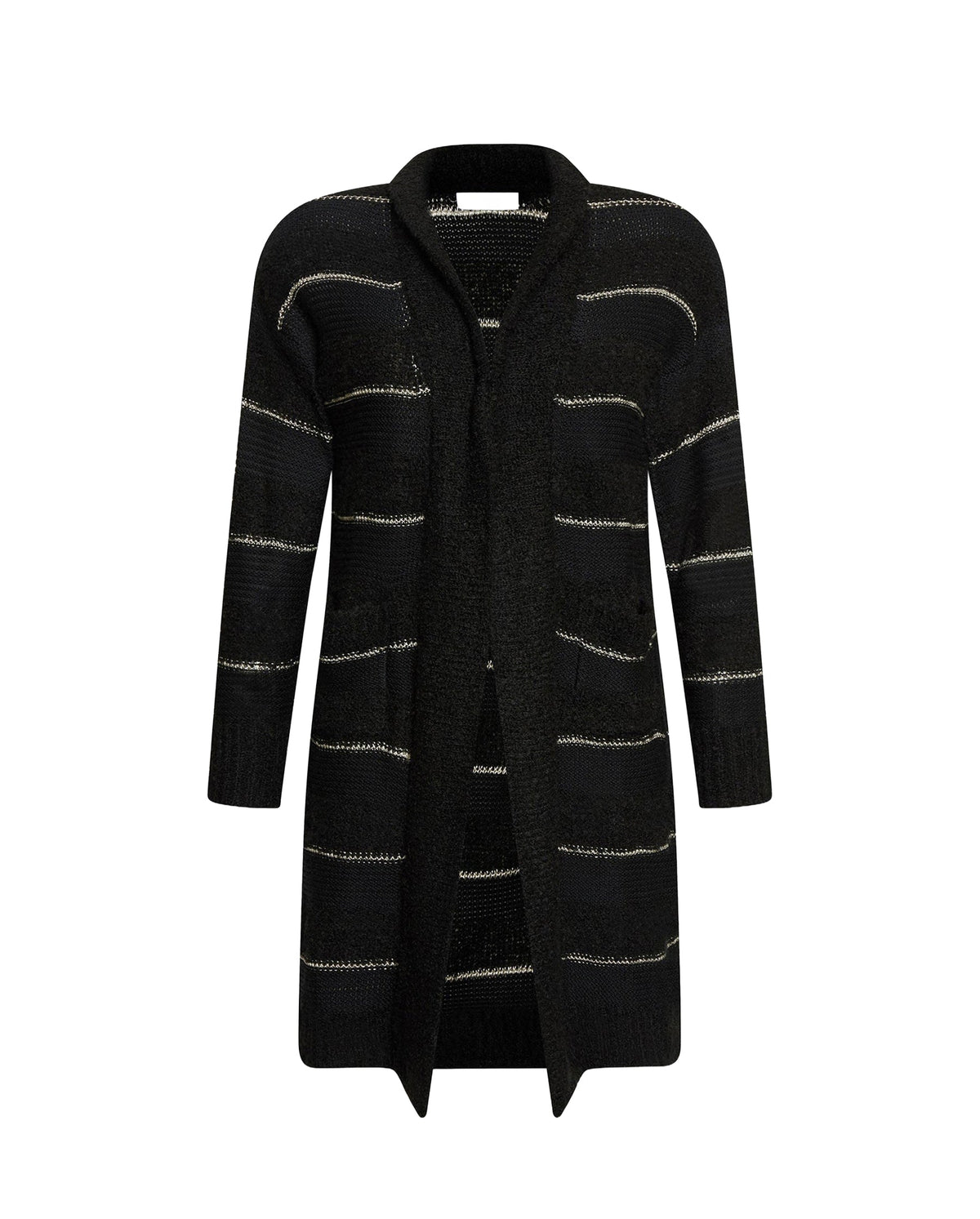 Cardigan Eddy en laine mélangé - Black