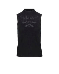 Pull sans manche Katixa en maille - Black
