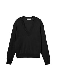 Pull col v - Noir