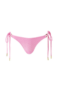 Bas de bikini Maine - Zigzag Pink