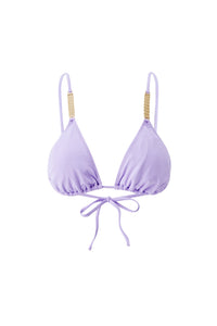 Haut de bikini triangle Maldives - Lavender