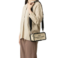 Sac à bandoulière The Camera Bag en tissu - Warm Sand