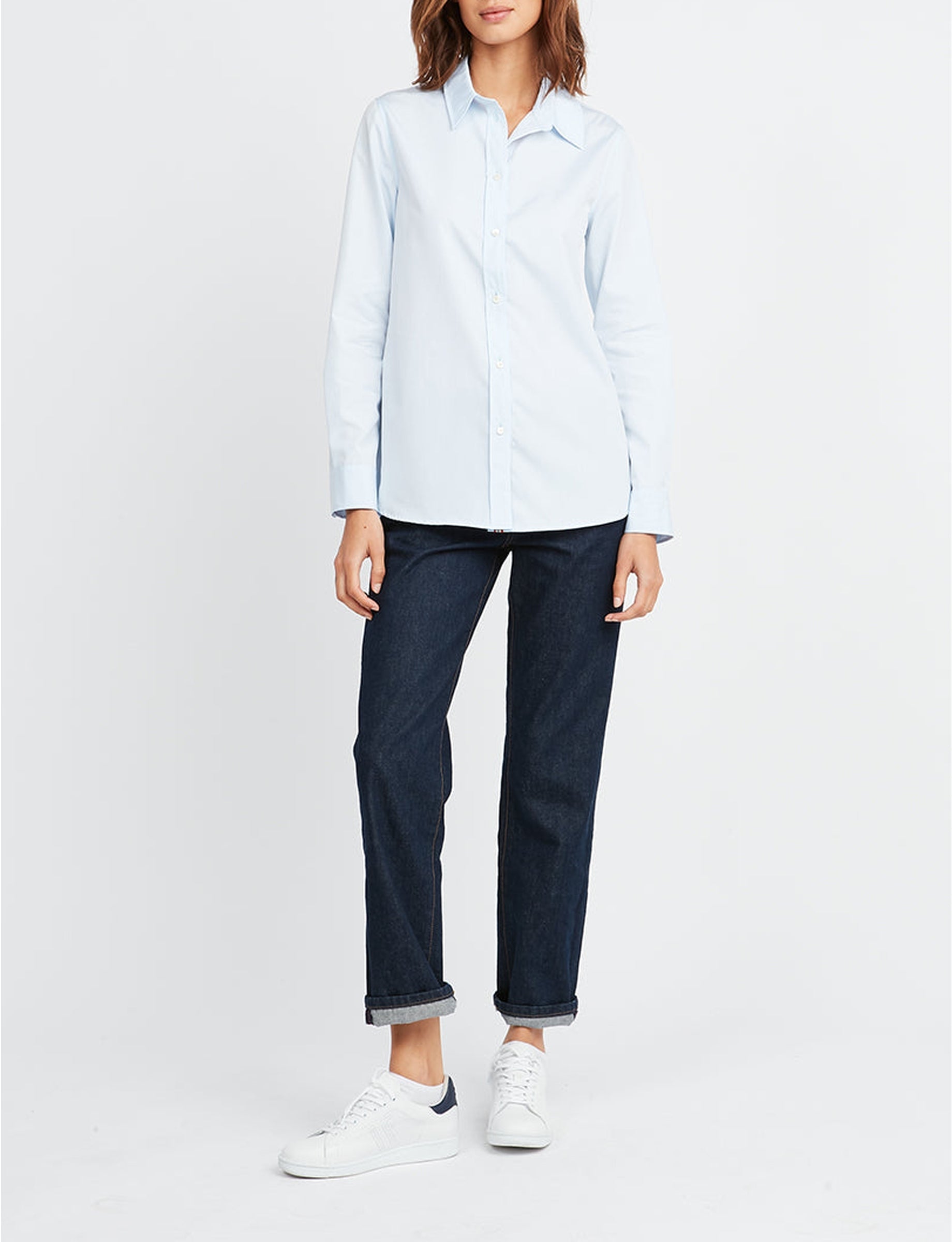 15qty RELIQUAT 50€ 0%  / Chemise cintrée Martin - Blue Light