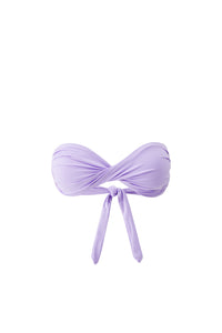 Martinique Bandeau Bikini Top - Lavender