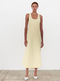 Matte Tank Dress - Lemon