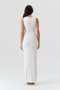 Robe longue Meli - White