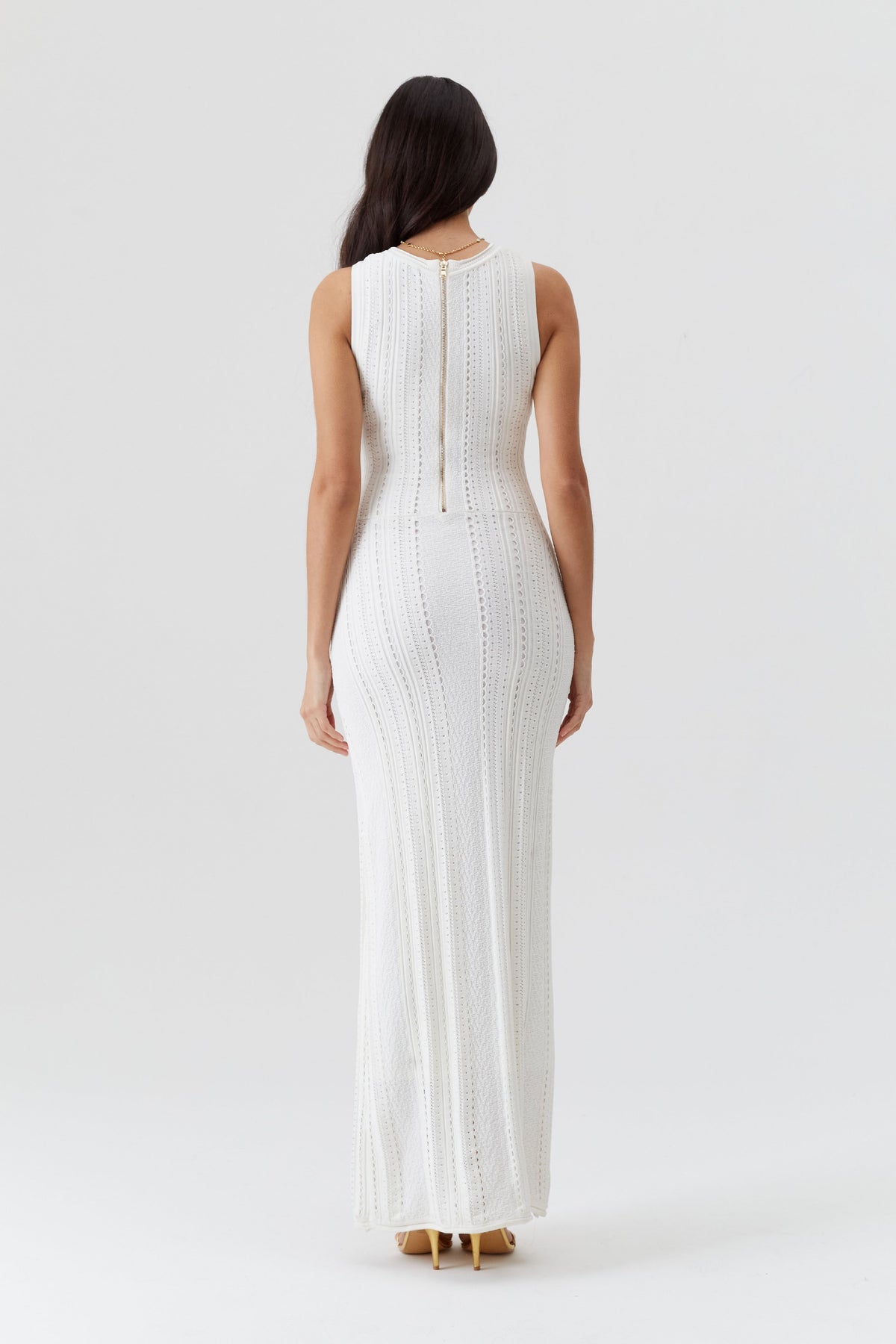Robe longue Meli - White
