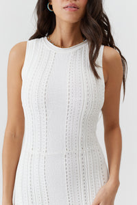 Robe longue Meli - White