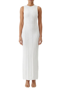 Robe longue Meli - White