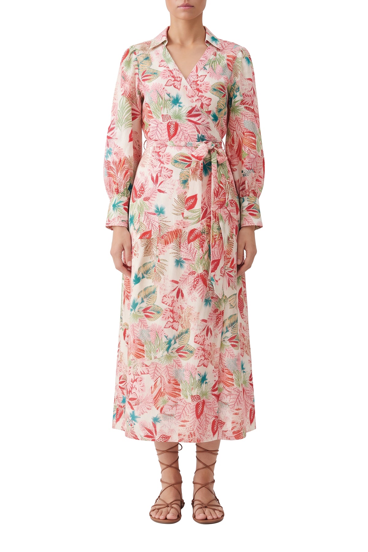 Robe portefeuille Melina - Hawaiian