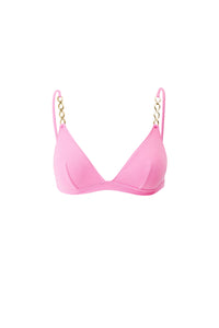 Haut de bikini triangle Mexico - Pink