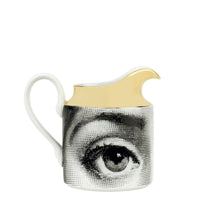 Tema e Variazioni porcelain milk jug - Gold & Black & White