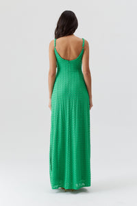Robe longue Mimosa - Green