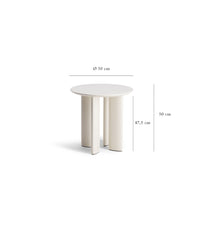 Table d'appoint Carlotta en bois - Vert