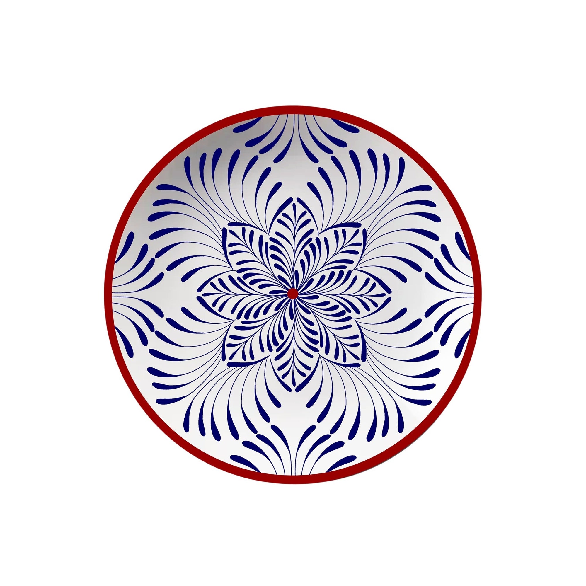 Bleu & Rouge Assiettes - Bleu & Rouge