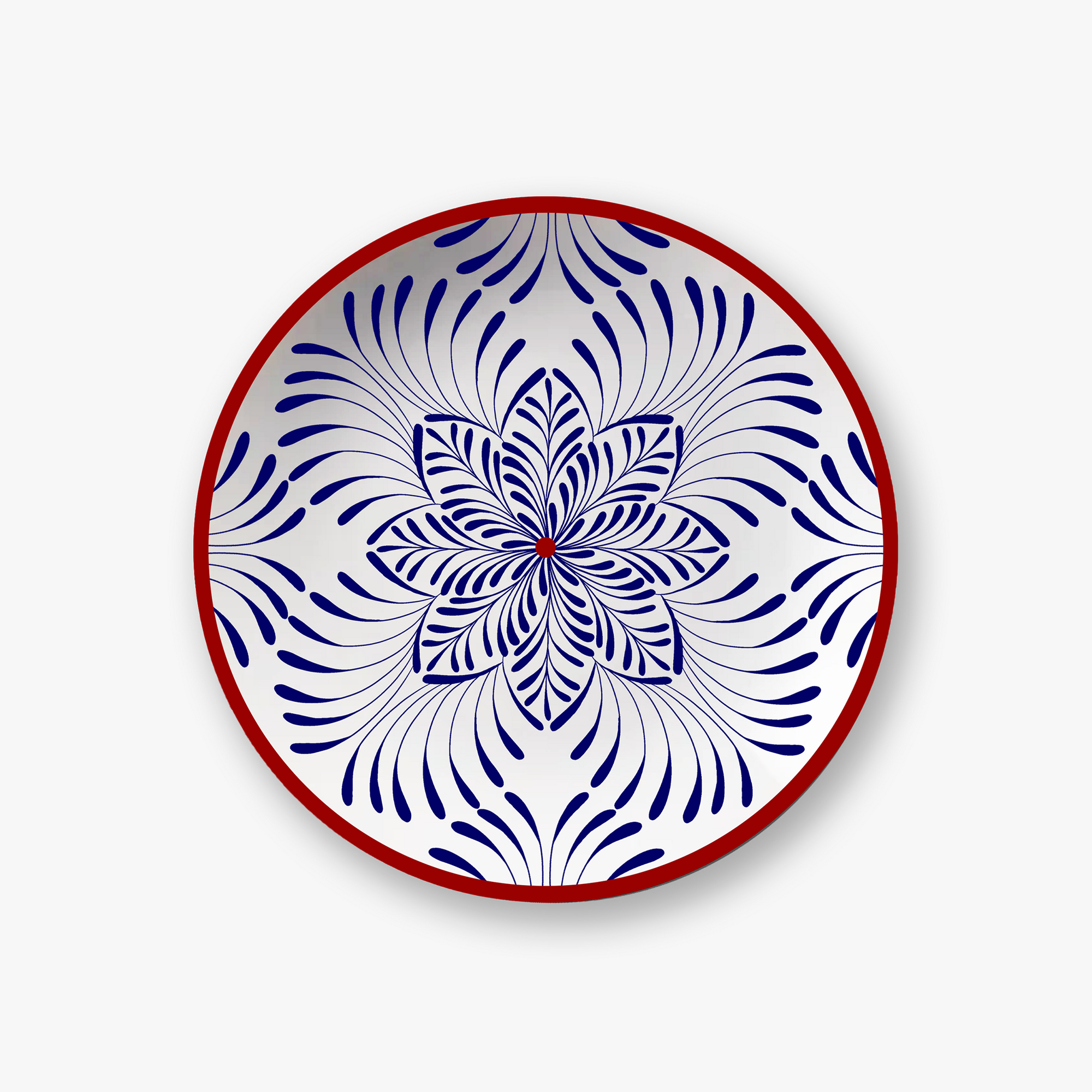 Rouge & Bleu Assiettes - Rouge & Bleu