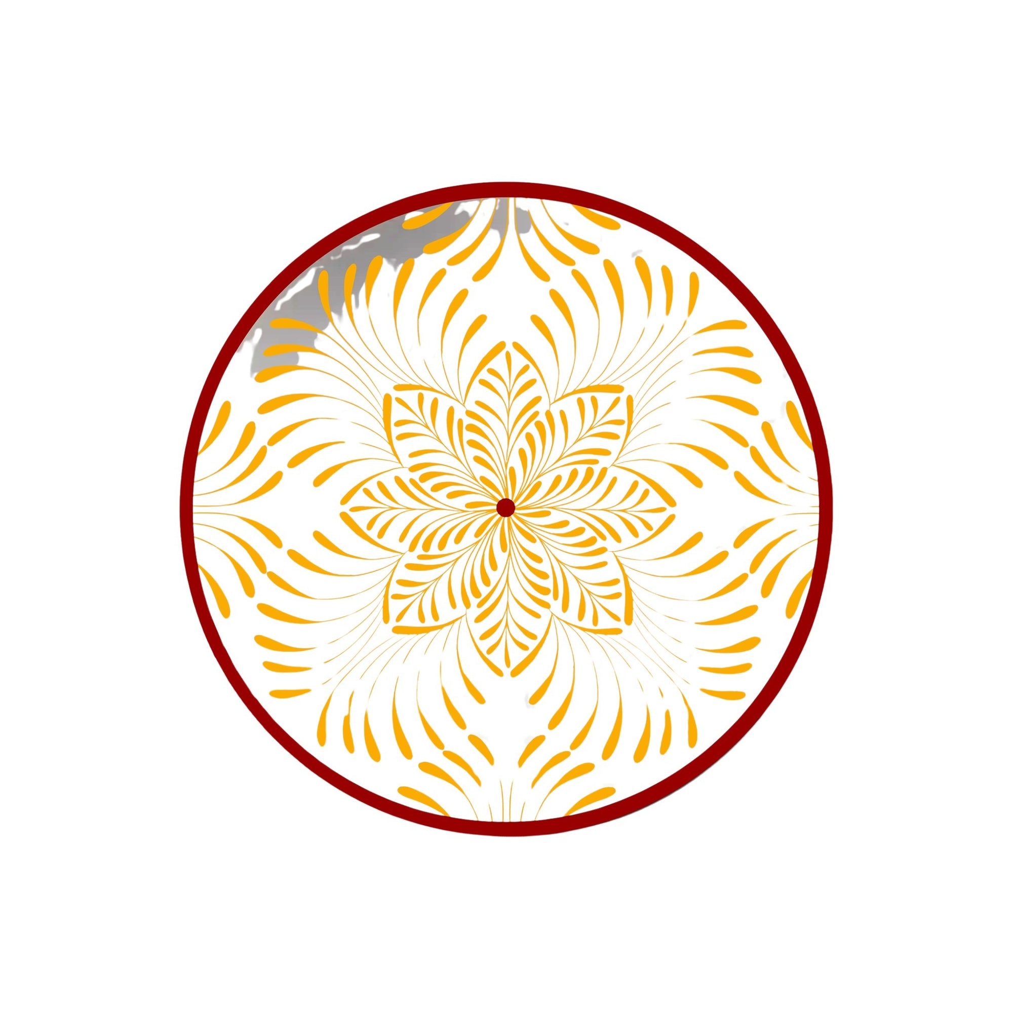 Jaune & Rouge Assiettes - Jaune & Rouge