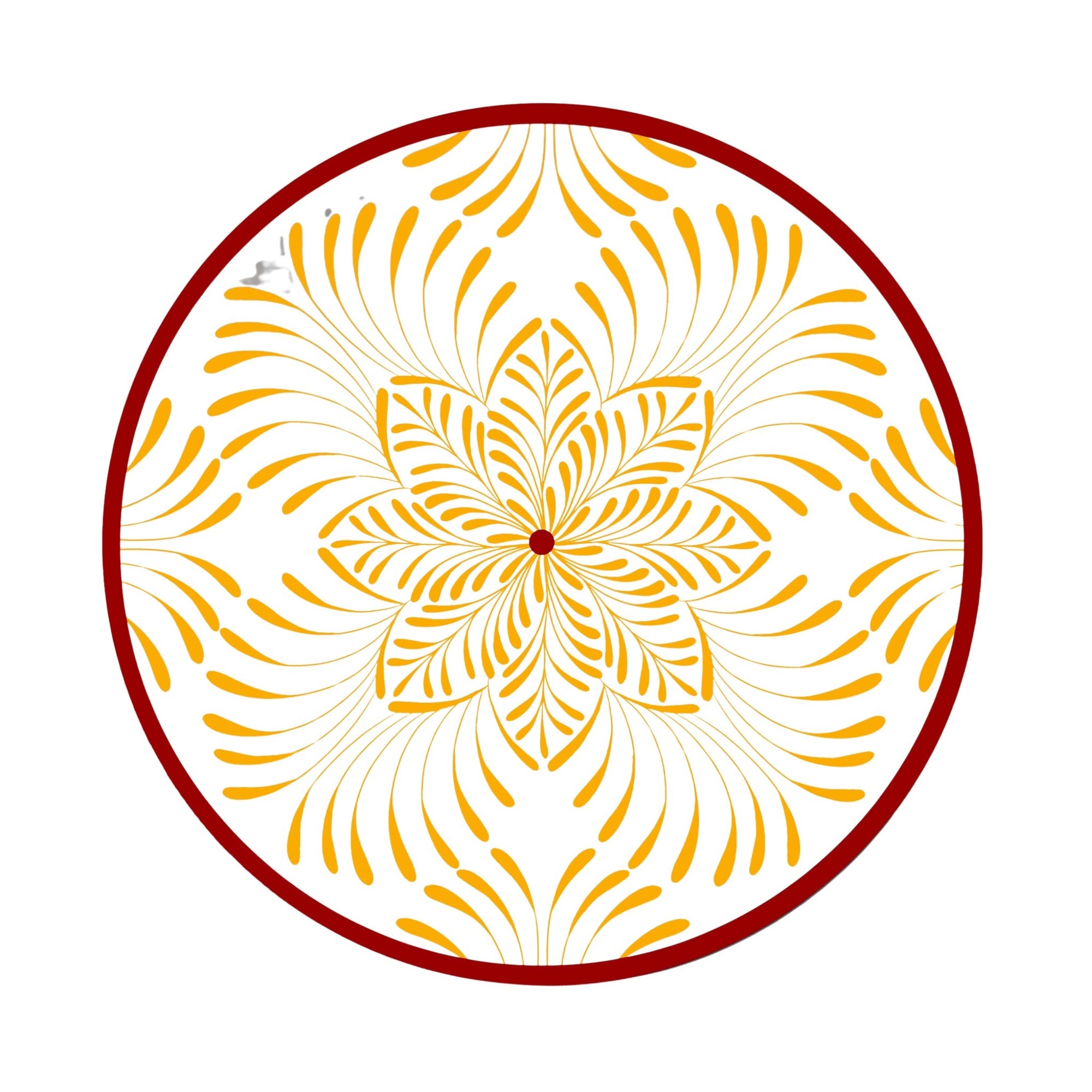 Jaune & Rouge Assiettes - Jaune & Rouge