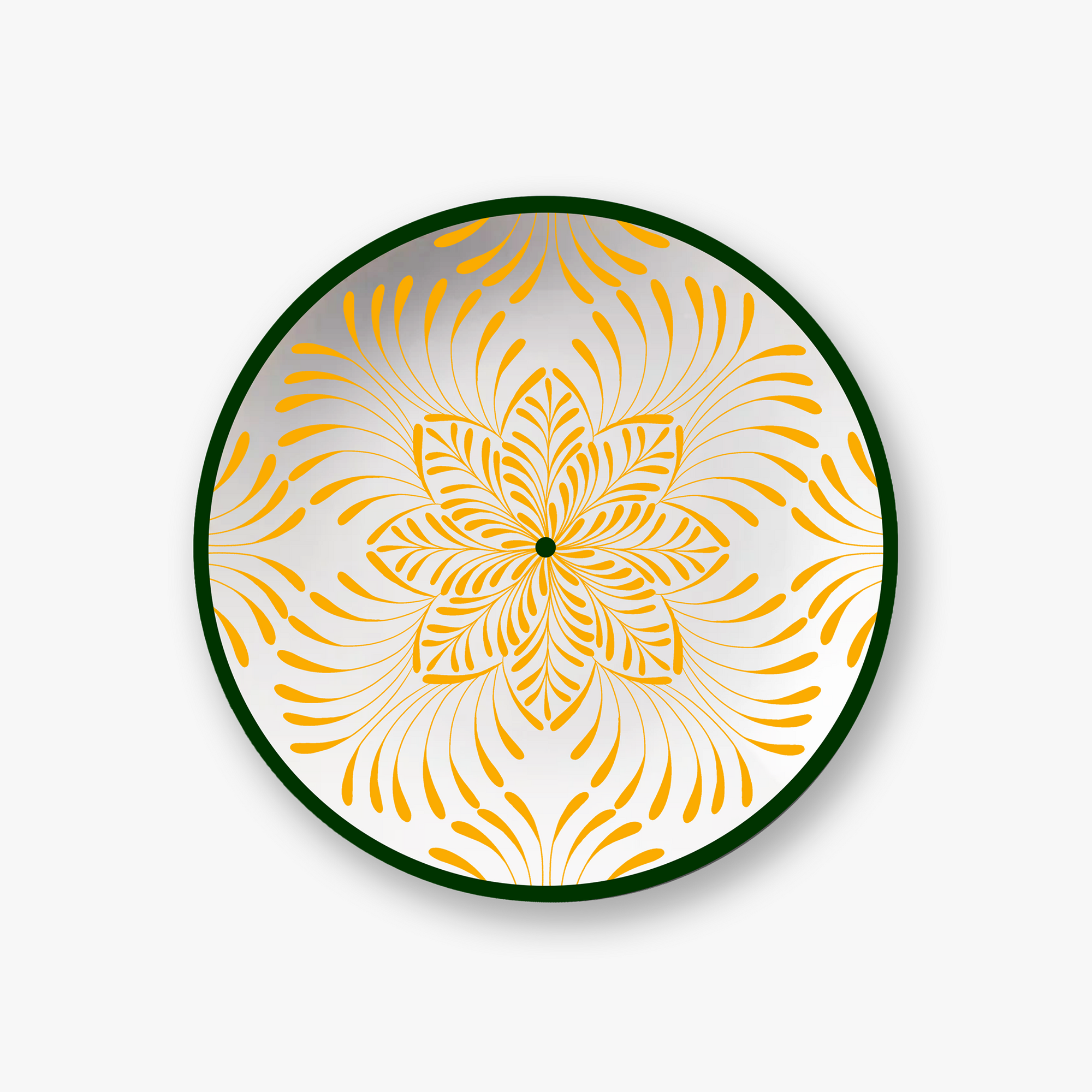 Jaune & Vert Assiettes - Jaune & Vert