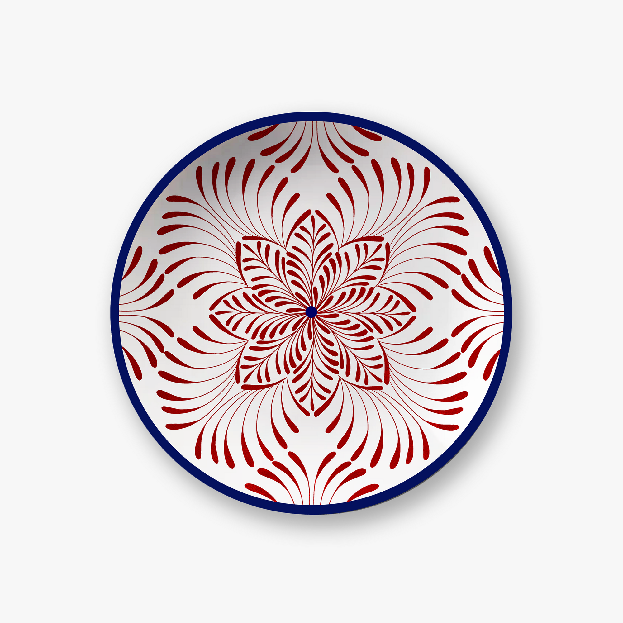 Bleu & Rouge Assiettes - Bleu & Rouge