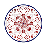 Rouge & Bleu Assiettes - Rouge & Bleu