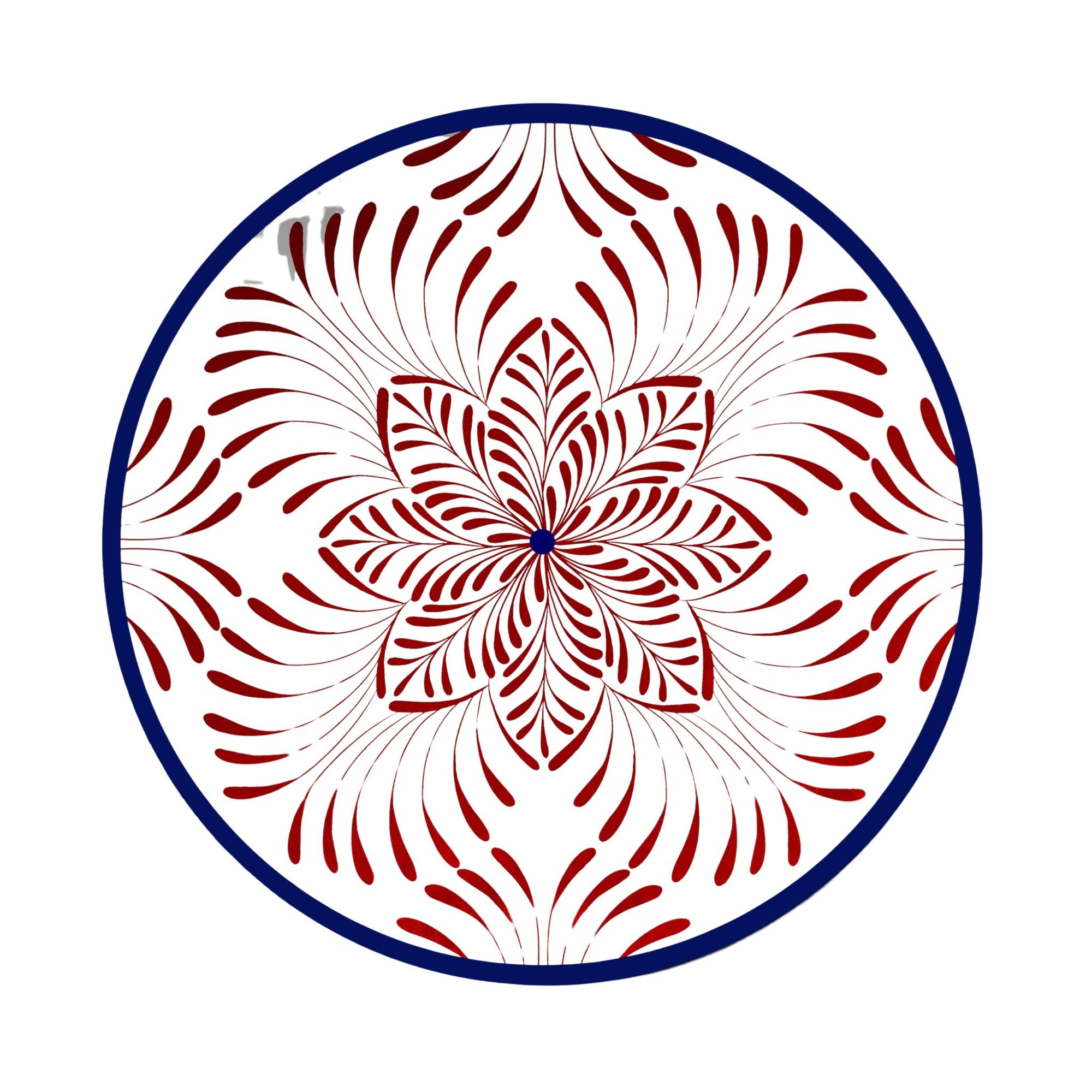 Rouge & Bleu Assiettes - Rouge & Bleu