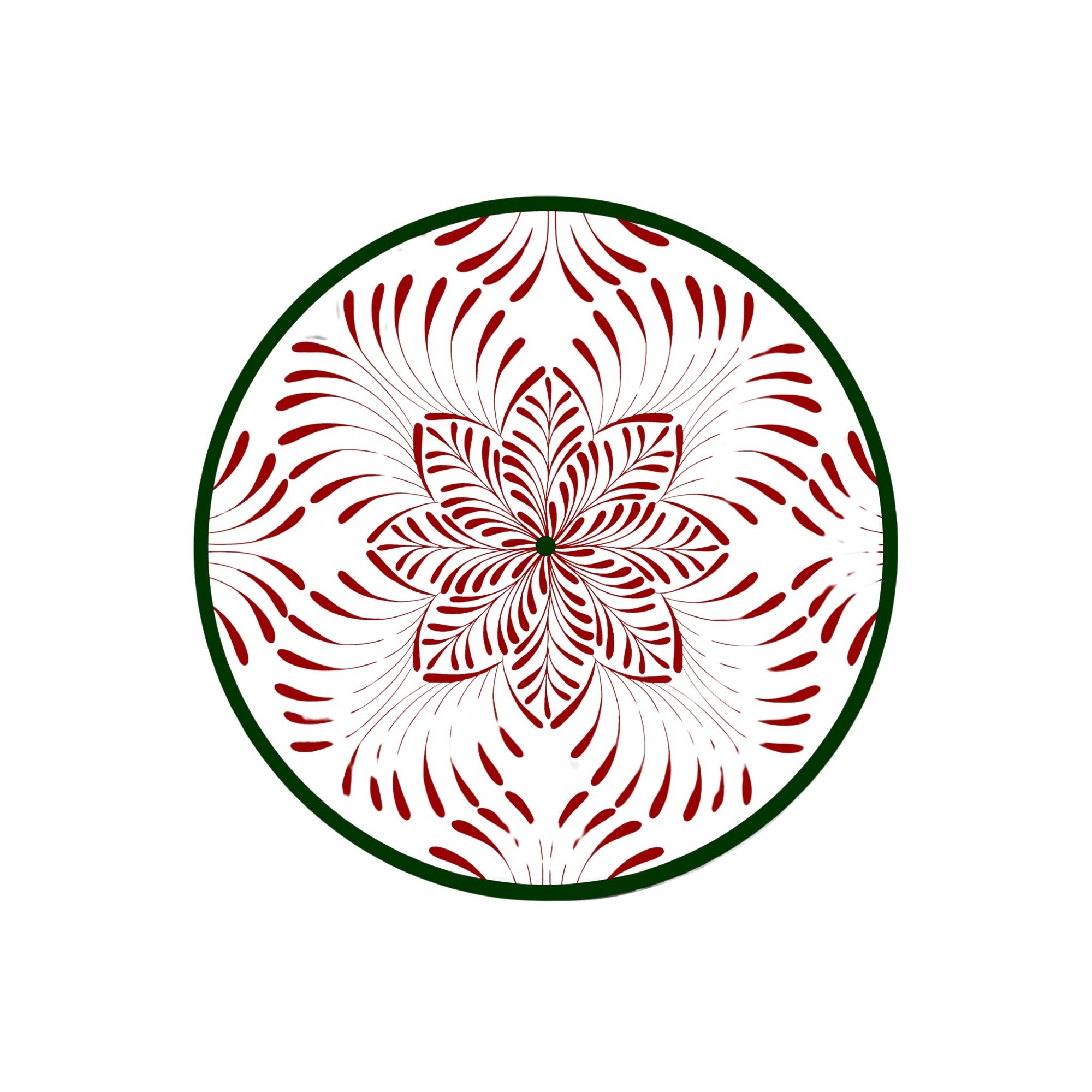 Rouge & Vert Assiettes - Rouge & Vert