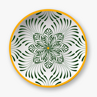 Vert & Jaune Assiettes - Vert & Jaune