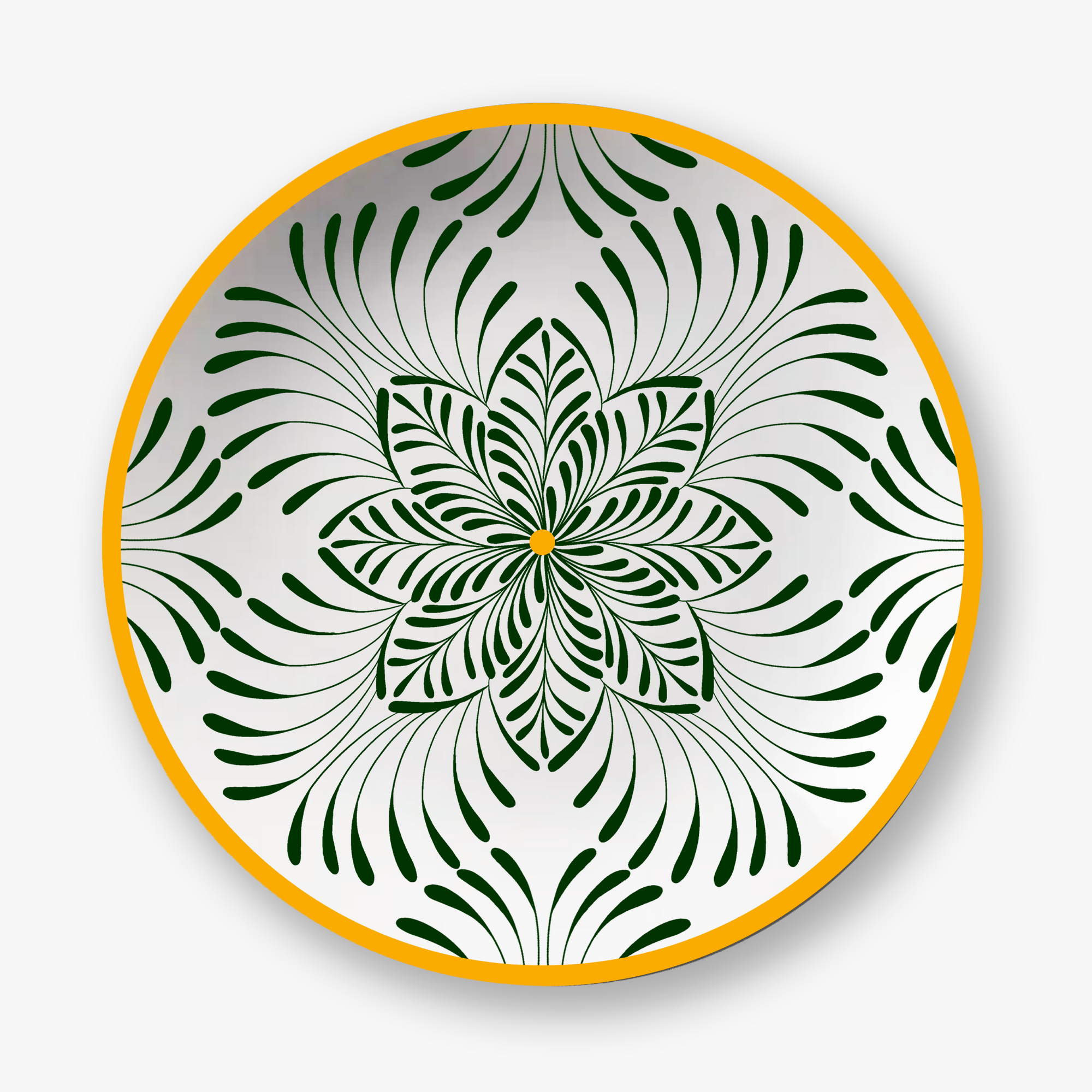 Vert & Jaune Assiettes - Vert & Jaune