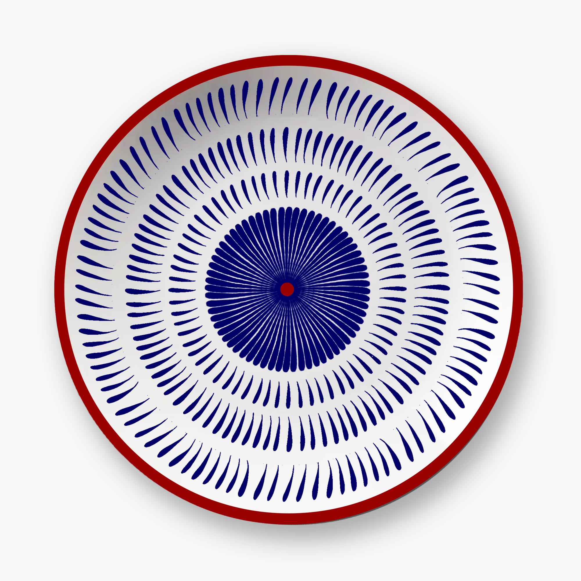 Rouge & Bleu Assiettes - Rouge & Bleu