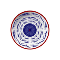 Bleu & Rouge Assiettes - Bleu & Rouge