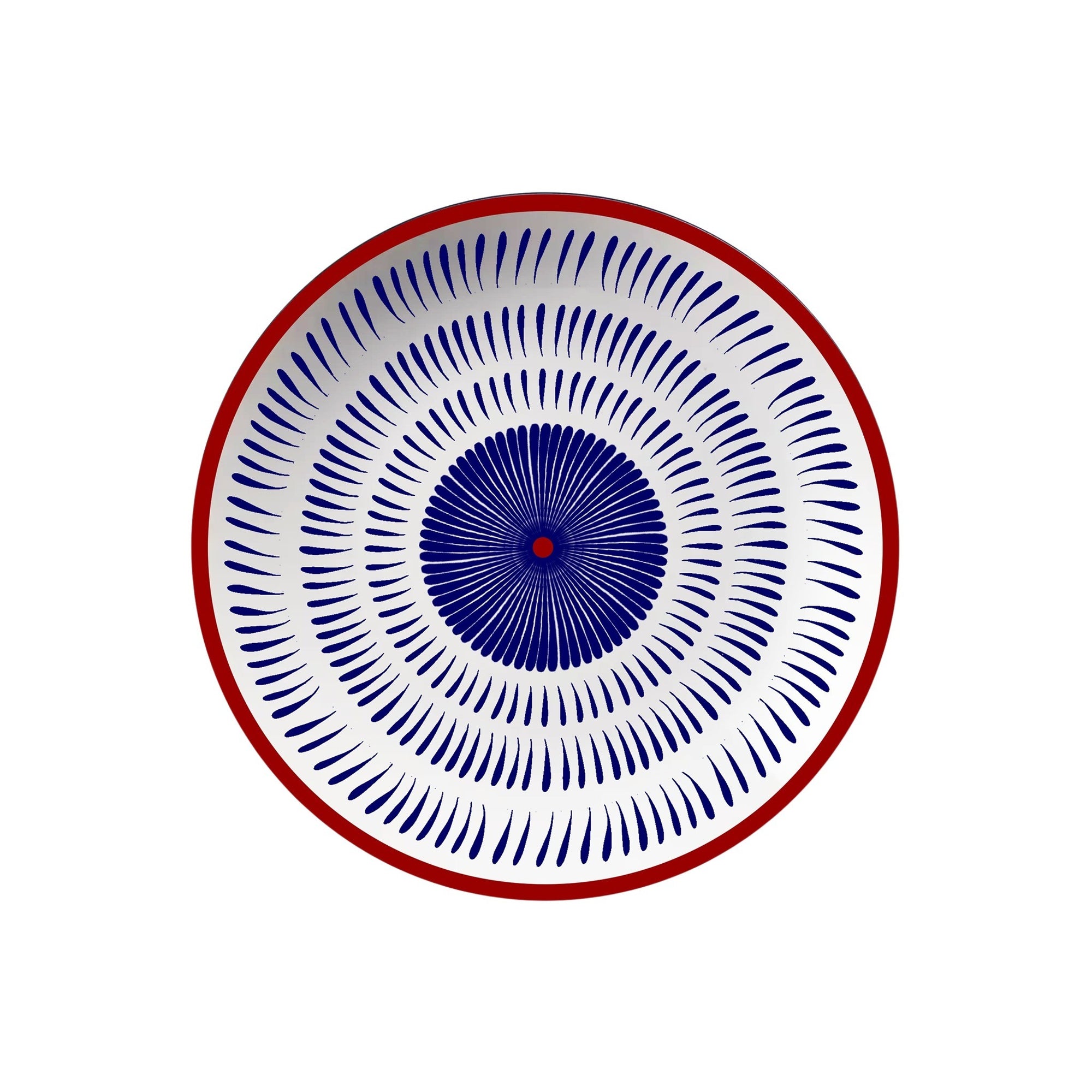 Bleu & Rouge Assiettes - Bleu & Rouge
