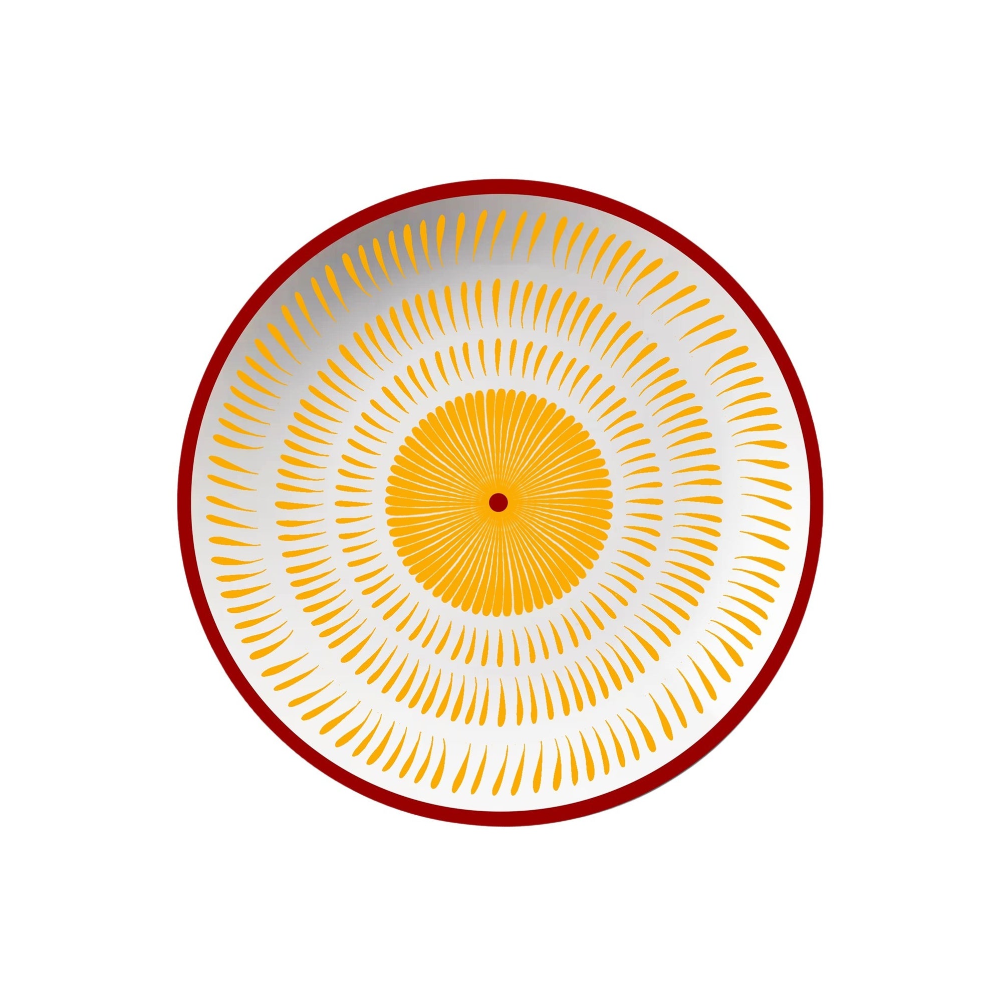 Jaune & Rouge Assiettes - Jaune & Rouge
