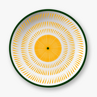 Jaune & Vert Assiettes - Jaune & Vert