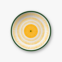Jaune & Vert Assiettes - Jaune & Vert