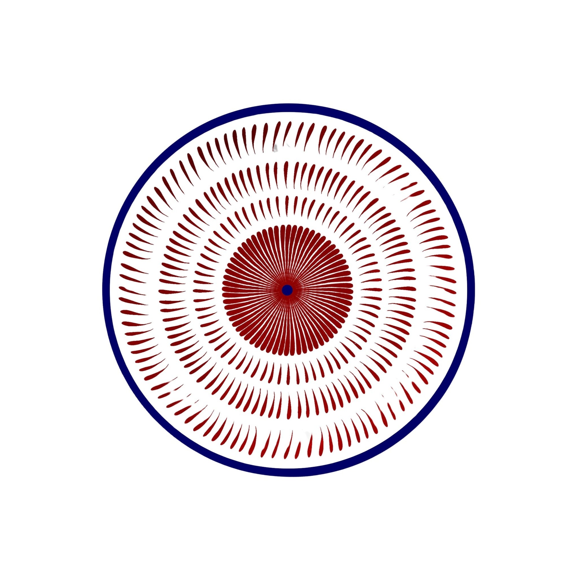 Rouge & Bleu Assiettes - Rouge & Bleu