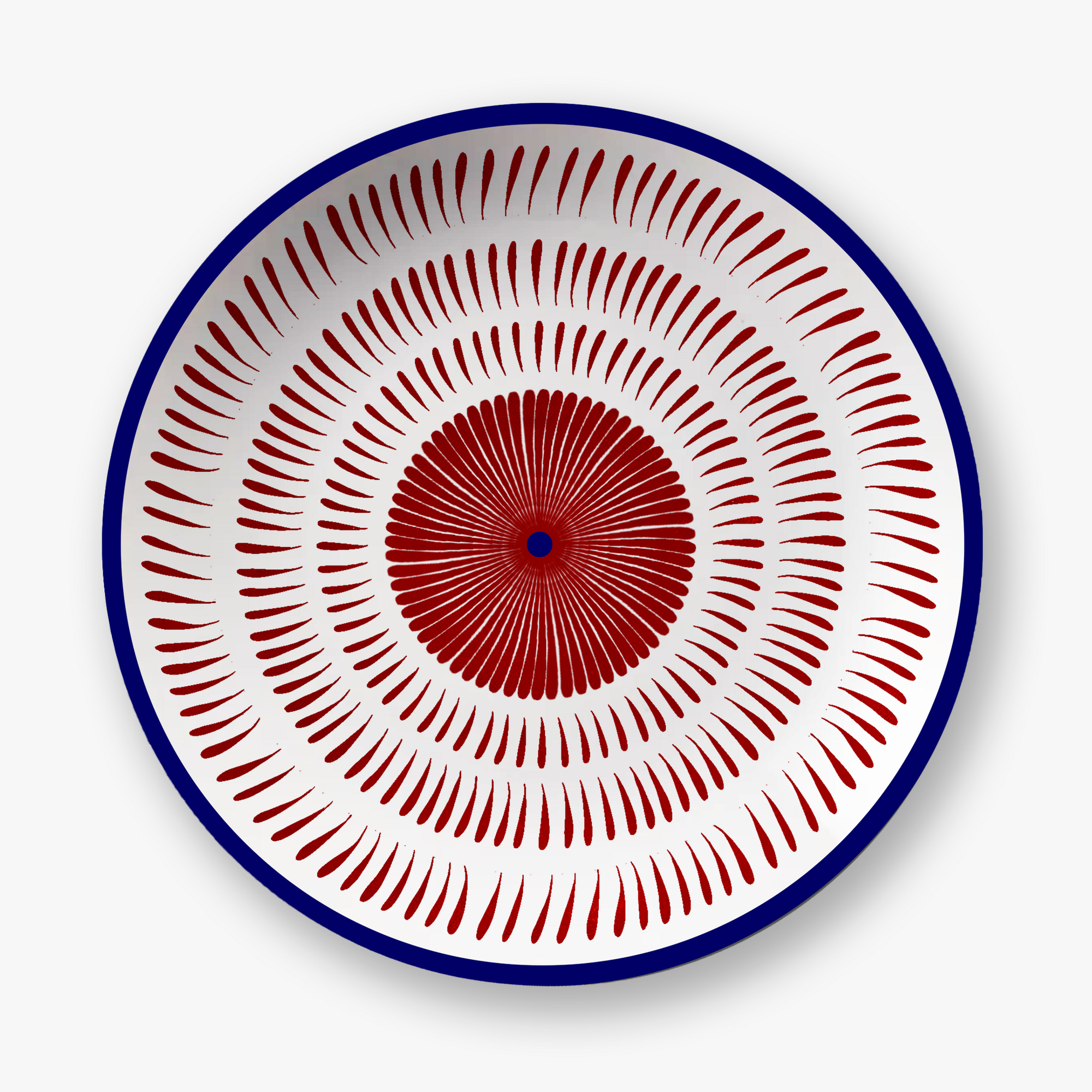 Bleu & Rouge Assiettes - Bleu & Rouge