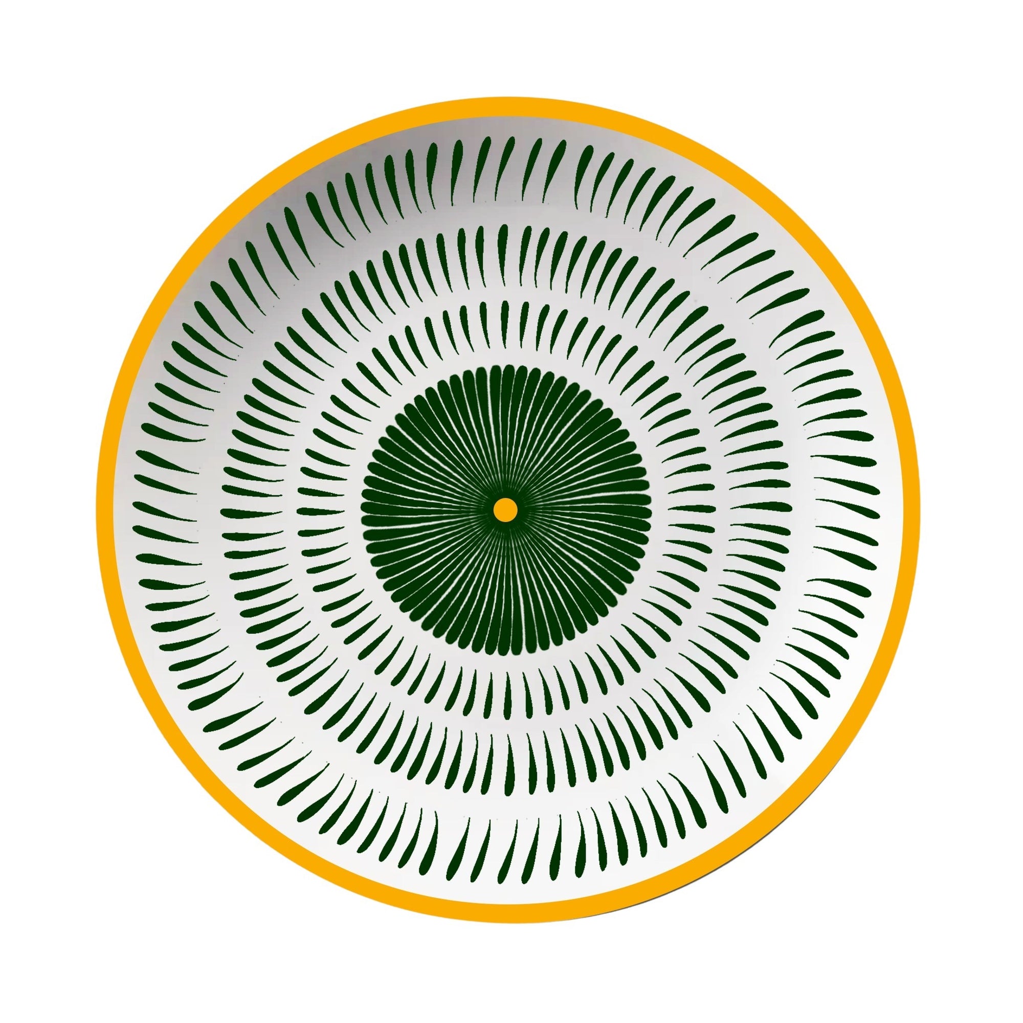 Vert & Jaune Assiettes - Vert & Jaune