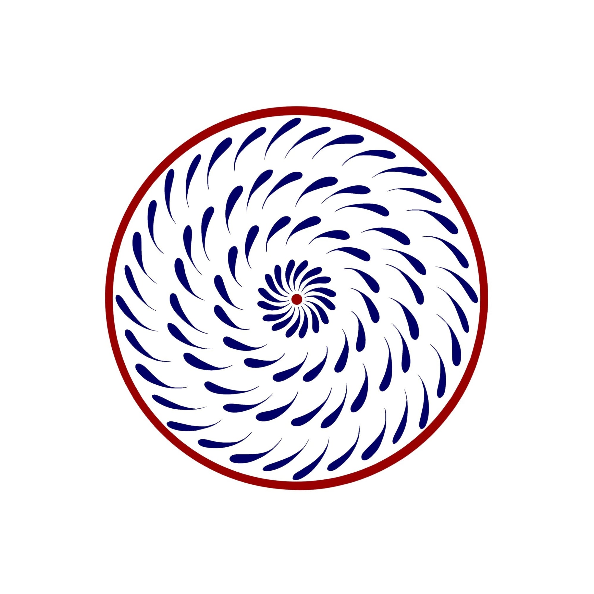 Bleu & Rouge Assiettes - Bleu & Rouge