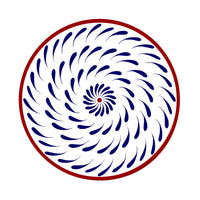 Bleu & Rouge Assiettes - Bleu & Rouge