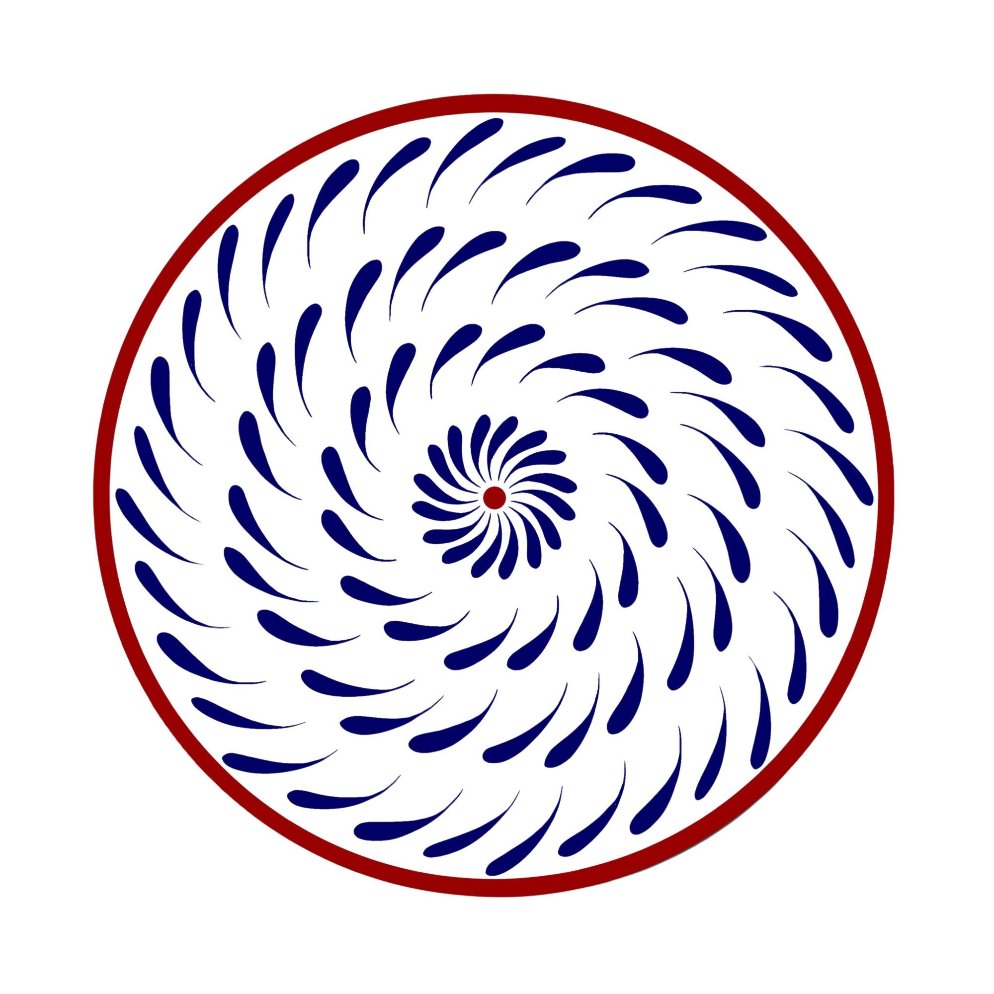 Bleu & Rouge Assiettes - Bleu & Rouge