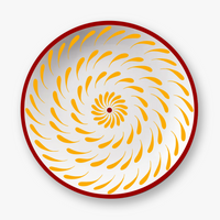 Rouge & Bleu Assiettes - Rouge & Bleu