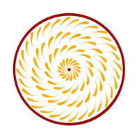 Jaune & Rouge Assiettes - Jaune & Rouge