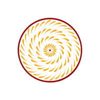 Jaune & Rouge Assiettes - Jaune & Rouge